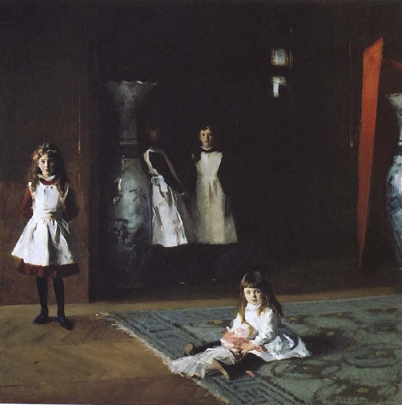 John Singer Sargent Bo Aite daughters oil painting image